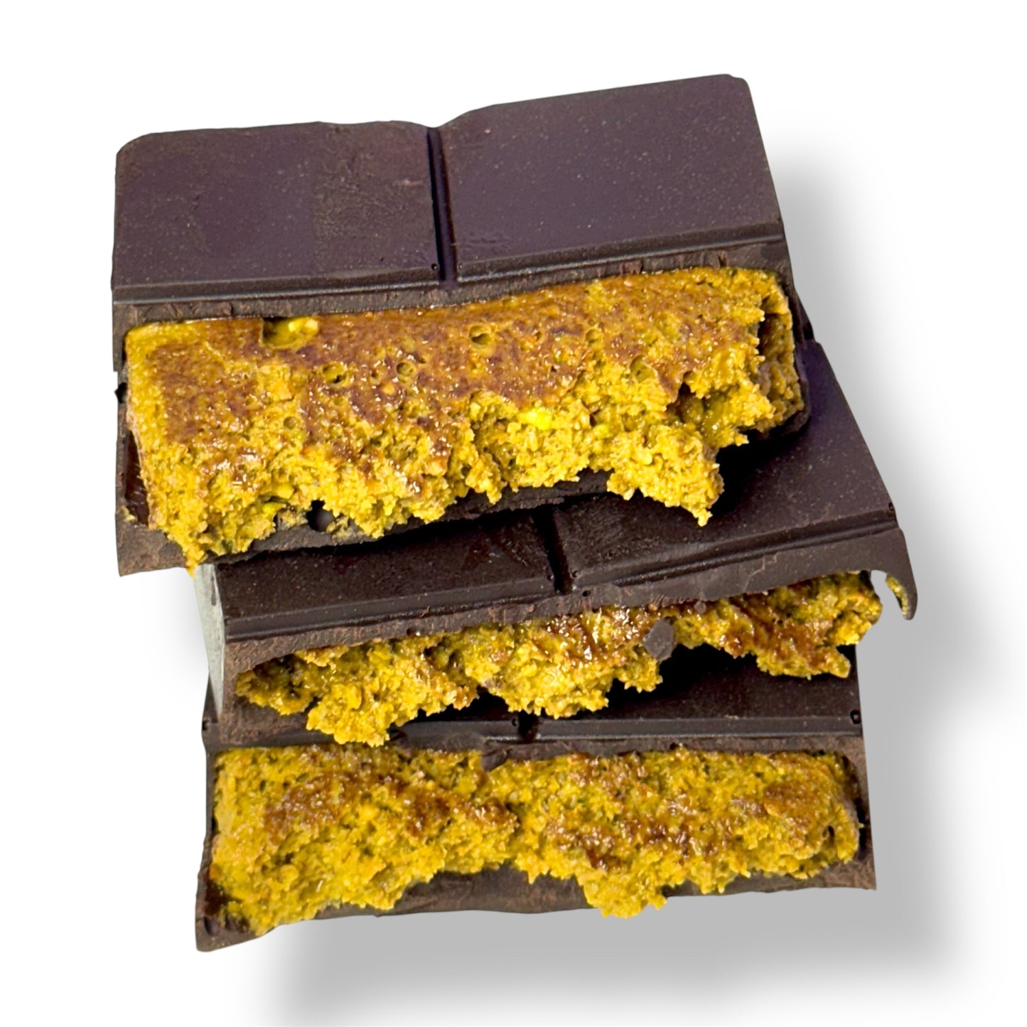 100% Pistachio Butter Chocolate Bar, Original size Dubai Chocolate