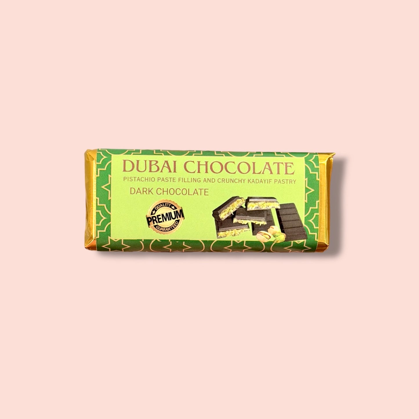 Dark Dubai Chocolate Bar