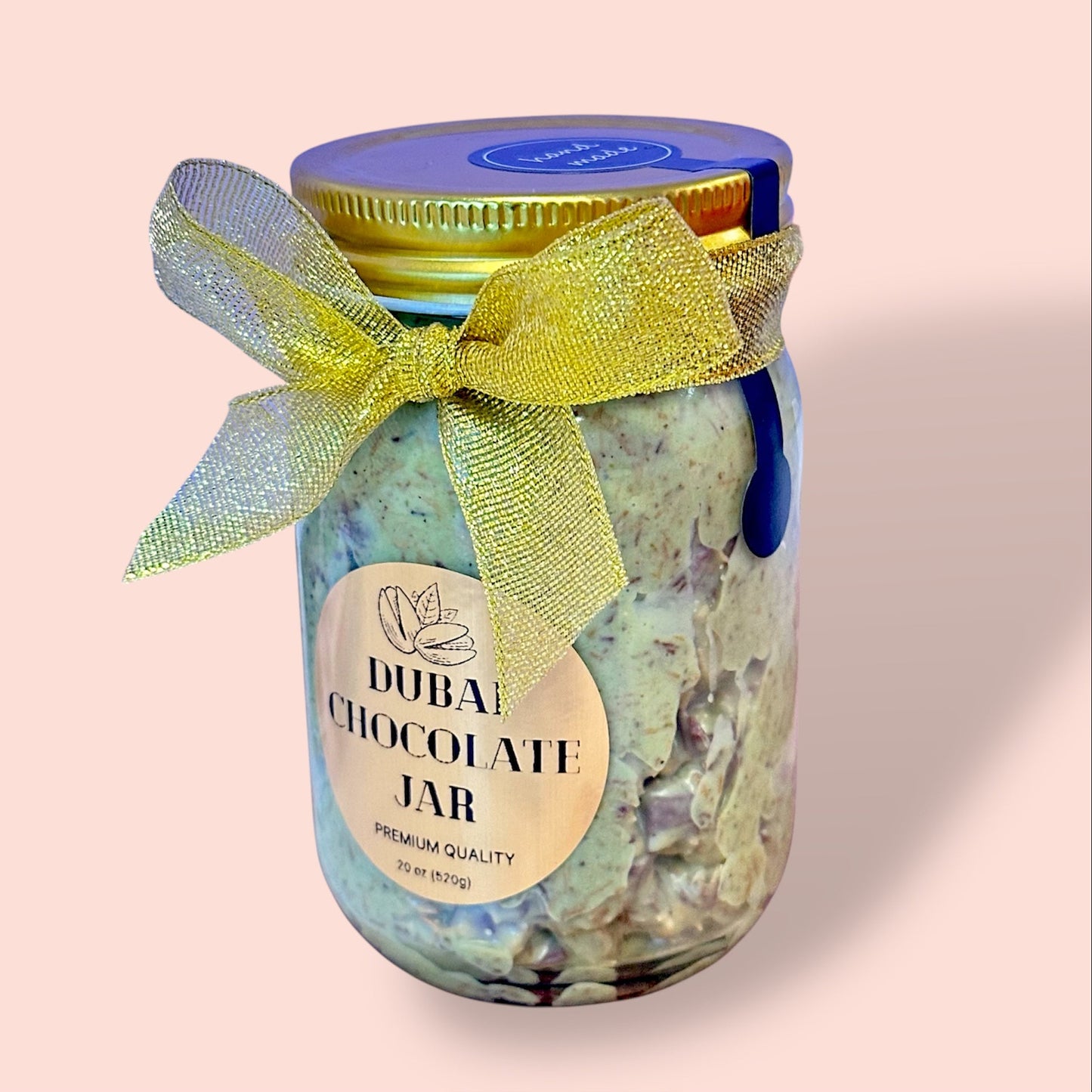 Dark Dubai Chocolate in a Glass Jar