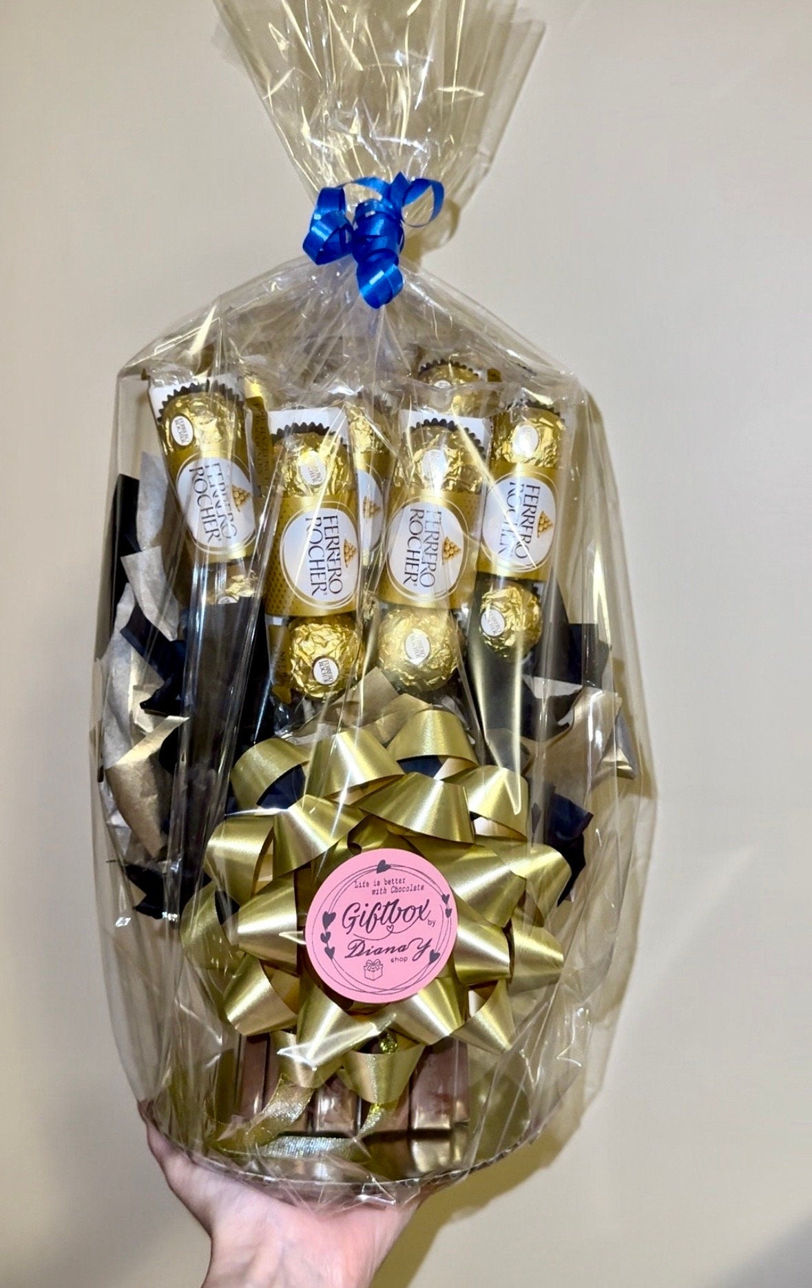 Candy Arrangement, Ferrero Rocher Bouquet. Chocolate Arrangement.