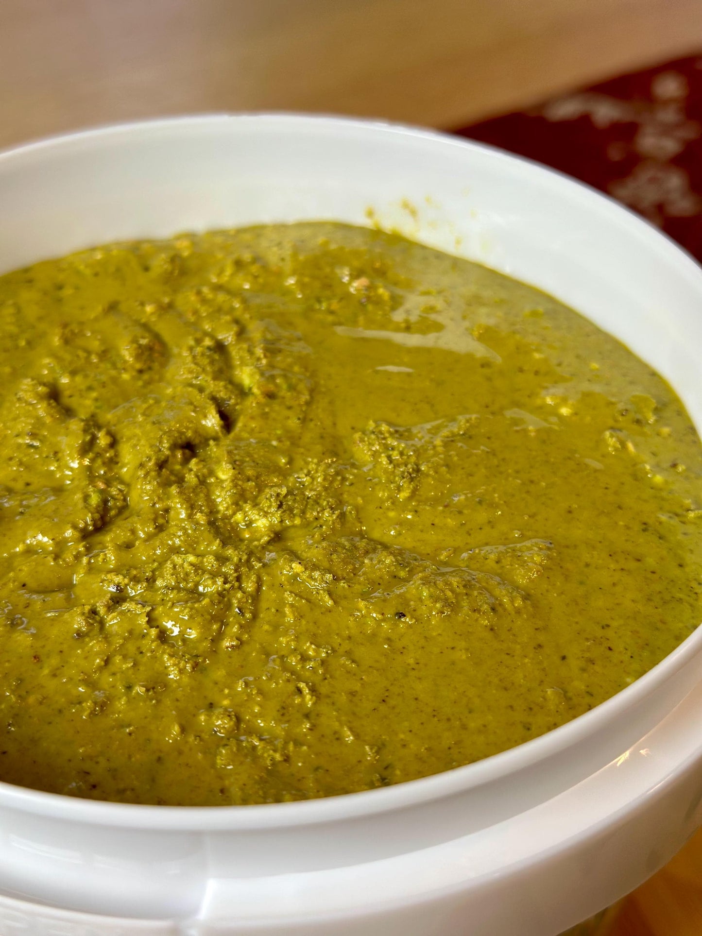 2 lb Bare Pistachio Butter - 100% California Pistachio in 1 quart bucket.