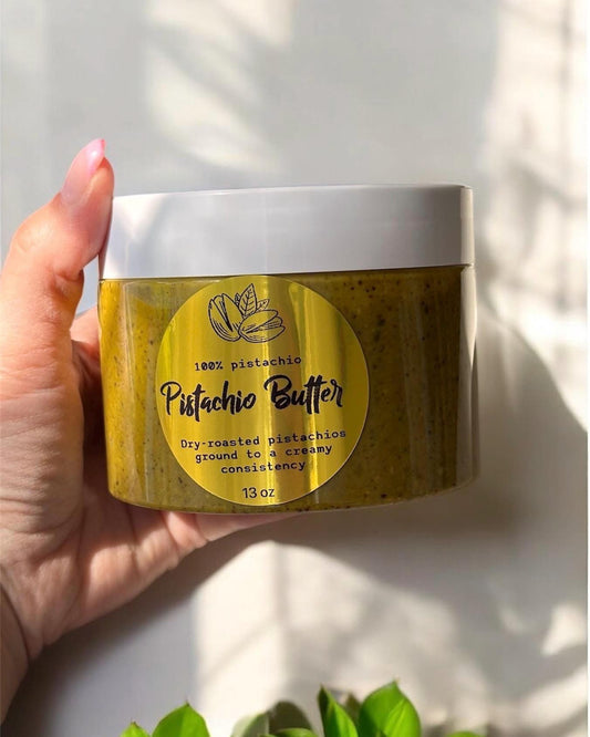 Bare Pistachio Butter - 100% California Pistachio.