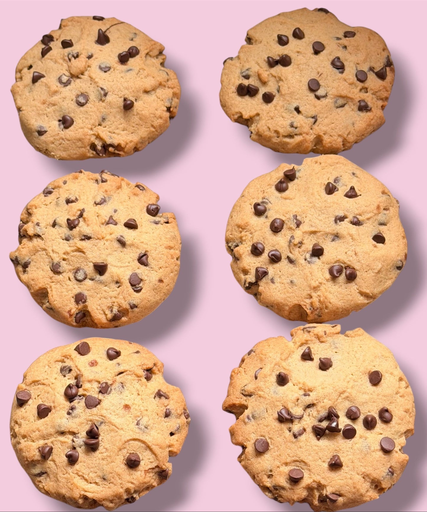 Fresh Baked Chocolate Chip Cookies – 6 Pack