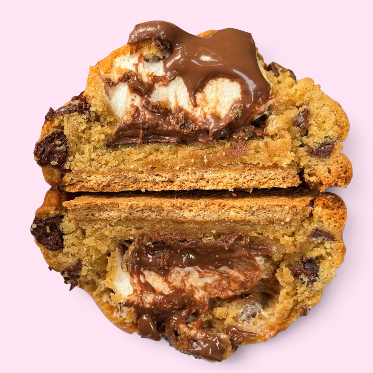 S’mores NY Style Stuffed Cookie
