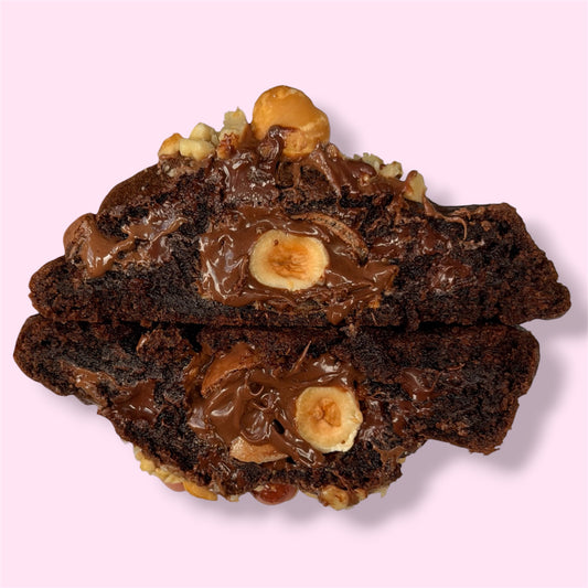 Ferrero Rocher Stuffed Chocolate Cookie
