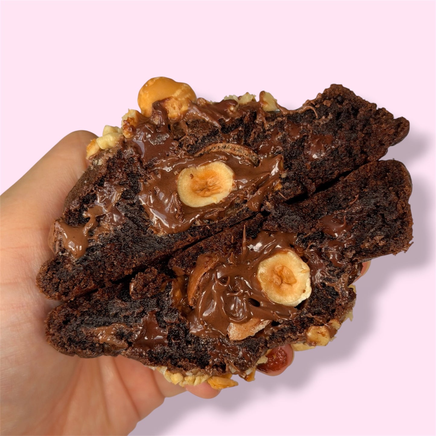 Ferrero Rocher Stuffed Chocolate Cookie
