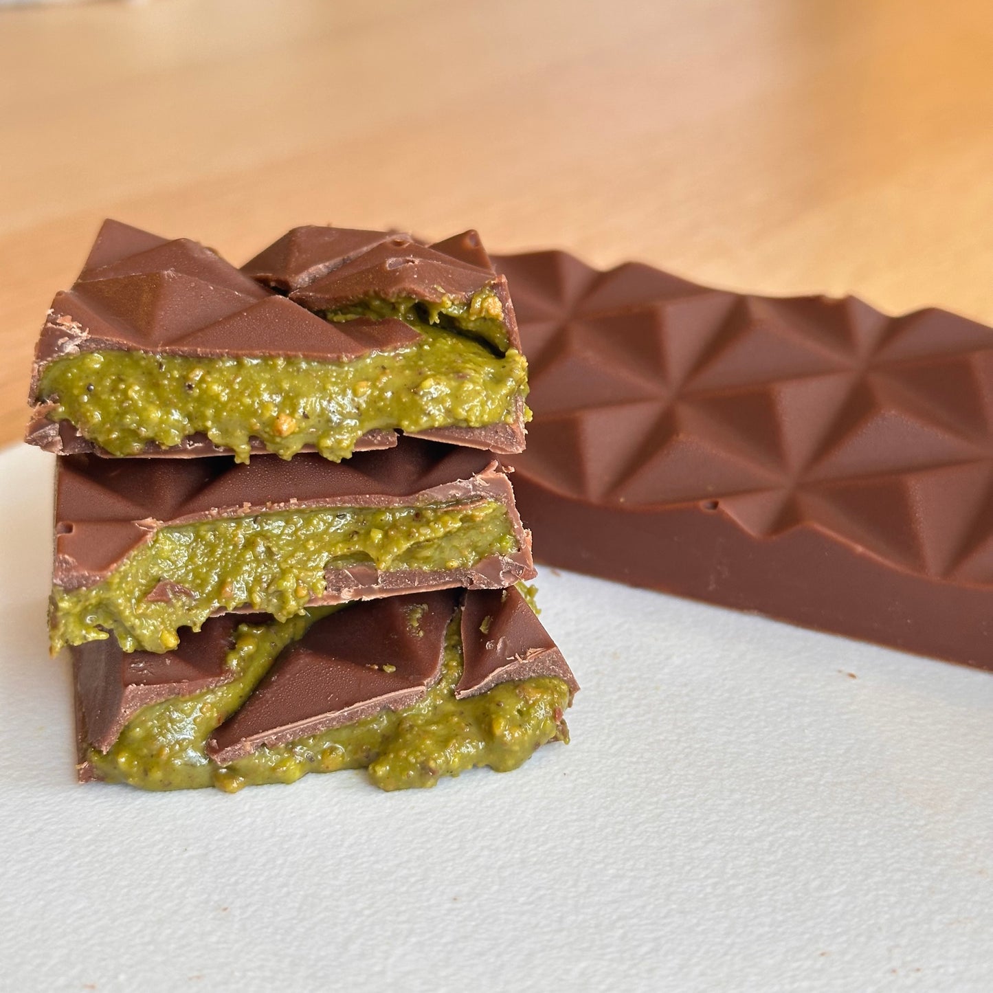 100% Pistachio Butter Chocolate Bar, Dubai Chocolate