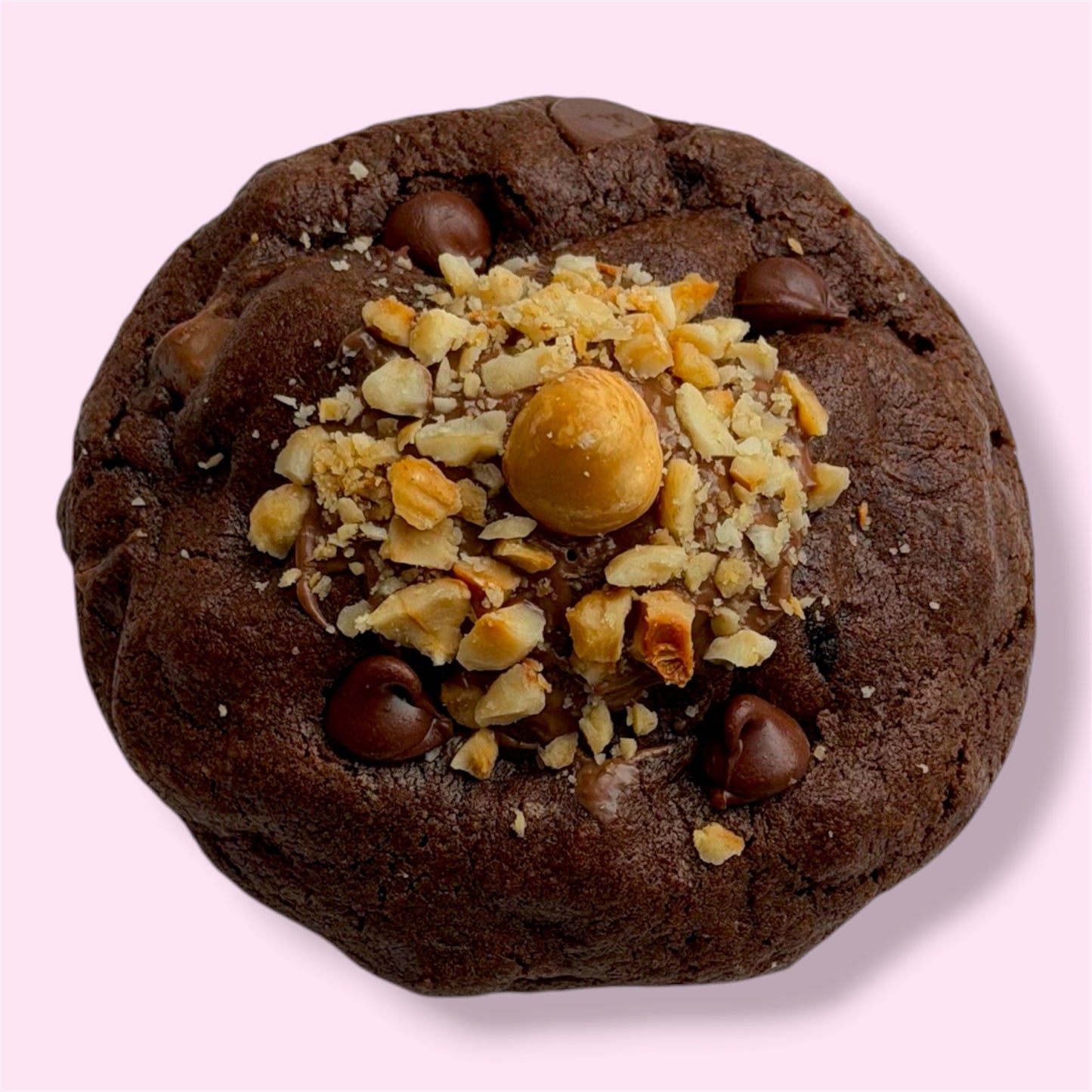 Ferrero Rocher Stuffed Chocolate Cookie