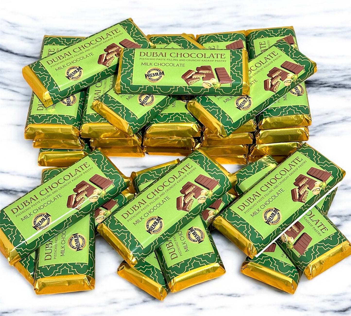 Dubai Chocolate Bar | Pistachio Kunafa Chocolate Bar