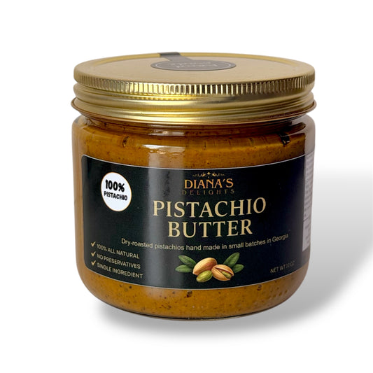 Bare Pistachio Butter - 100% California Pistachio.