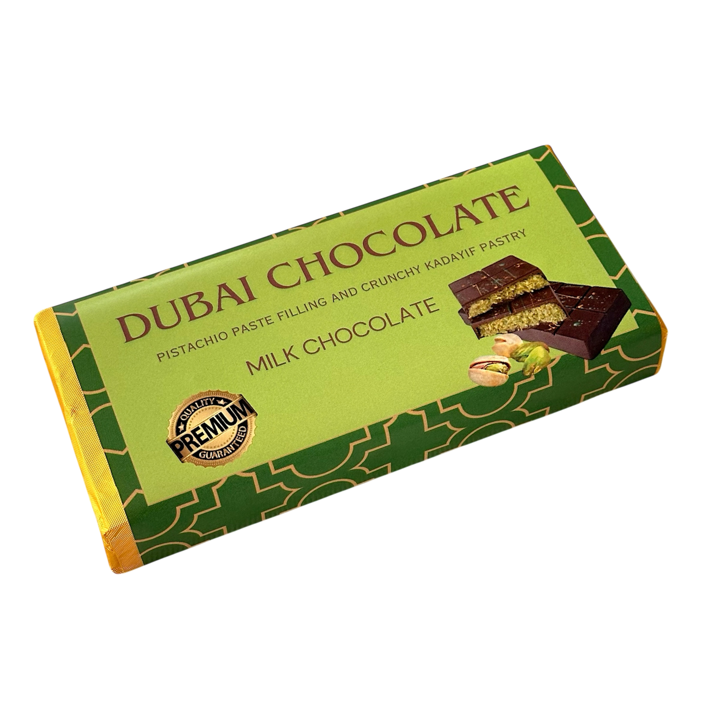 Original size Dubai Chocolate Bar | Pistachio Kunafa Chocolate Bar