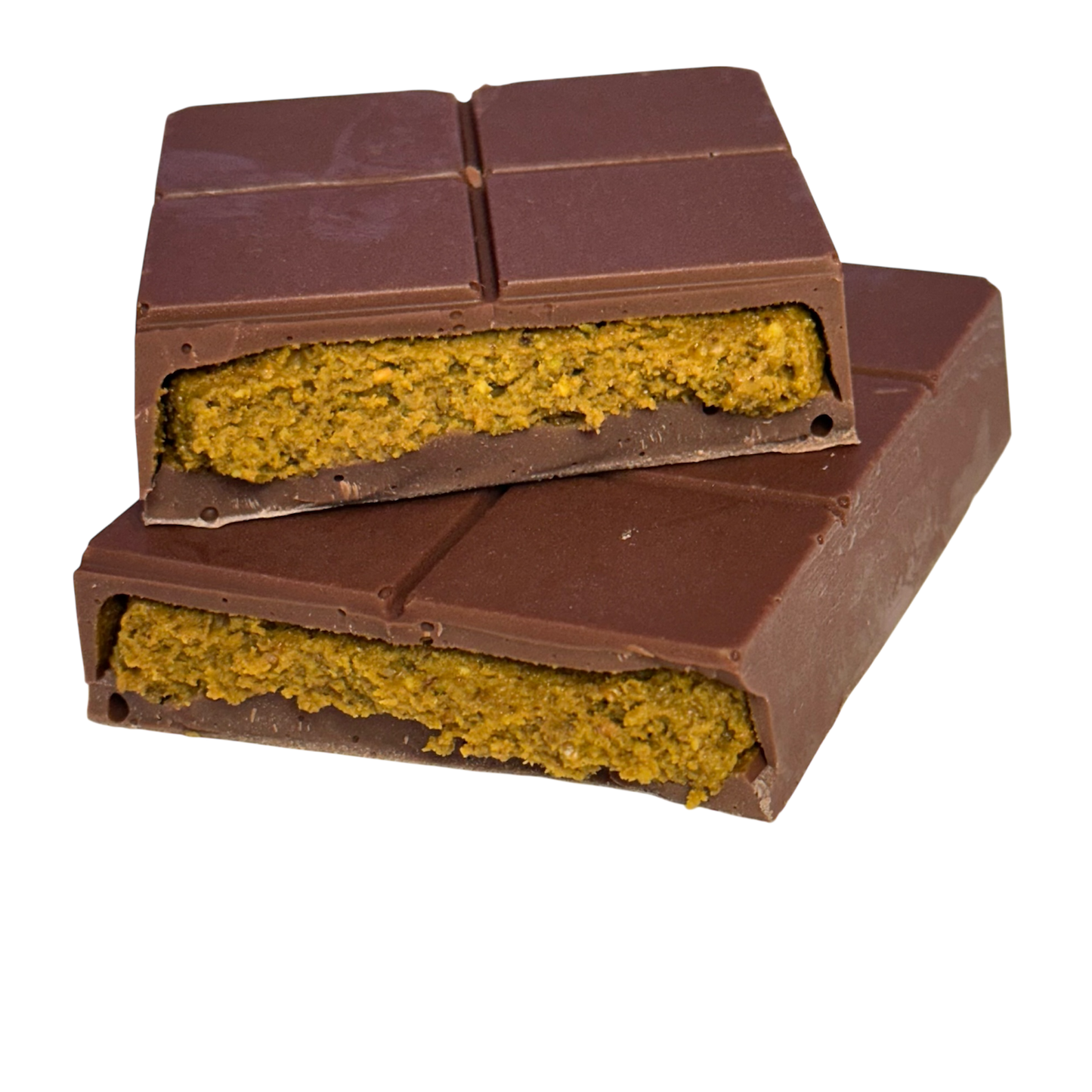 100% Pistachio Butter Chocolate Bar, Original size Dubai Chocolate