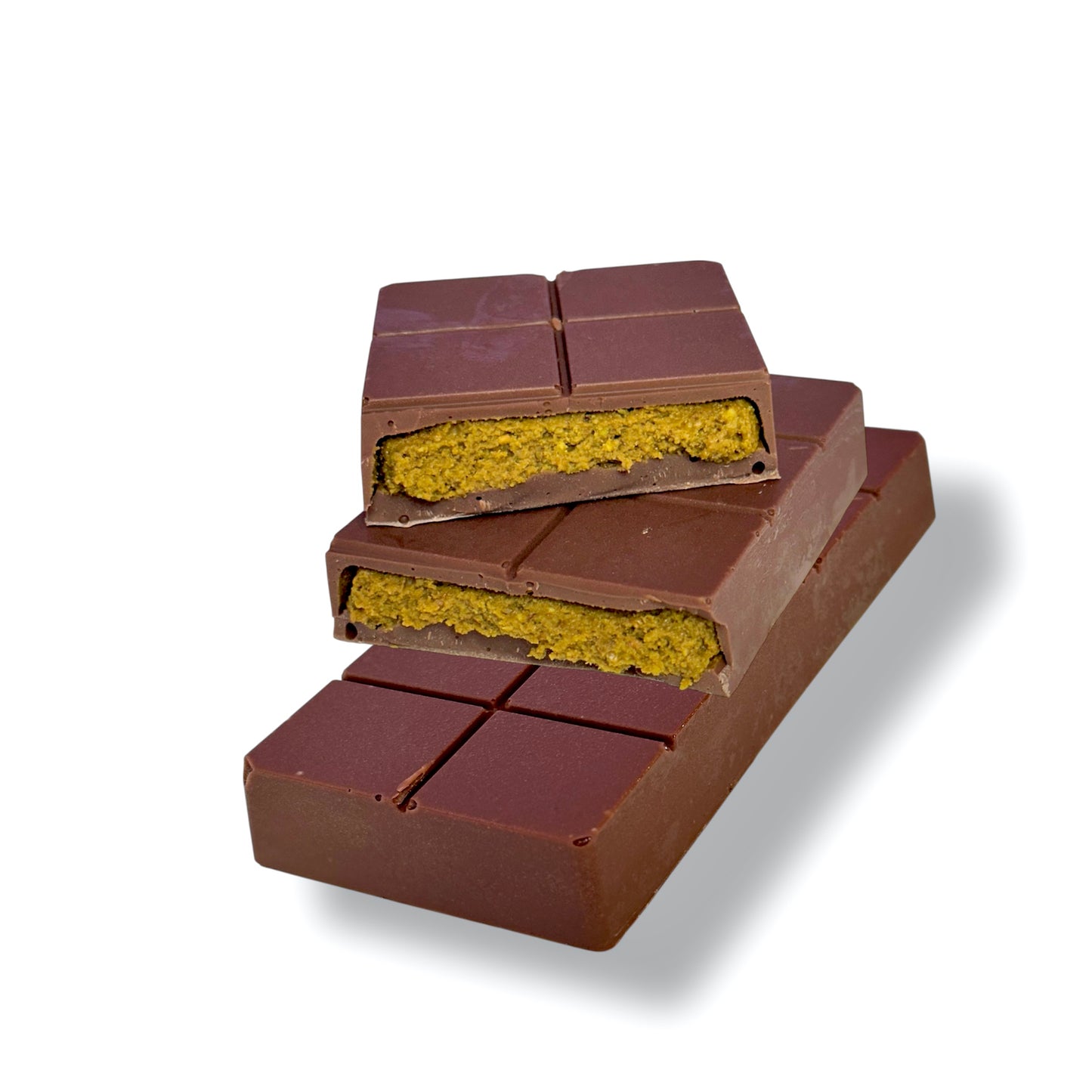 100% Pistachio Butter Chocolate Bar, Original size Dubai Chocolate