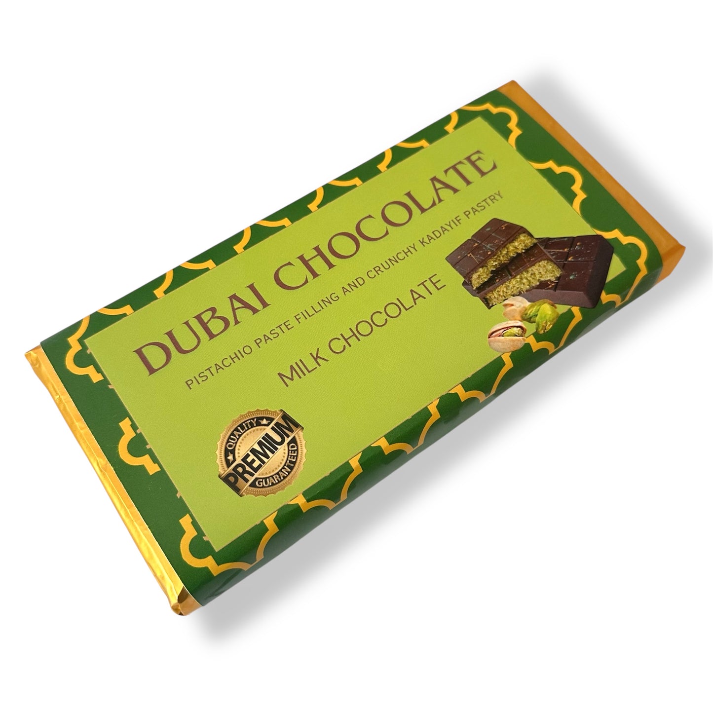 XXL Dubai Chocolate Bar | Pistachio Kunafa Chocolate Bar