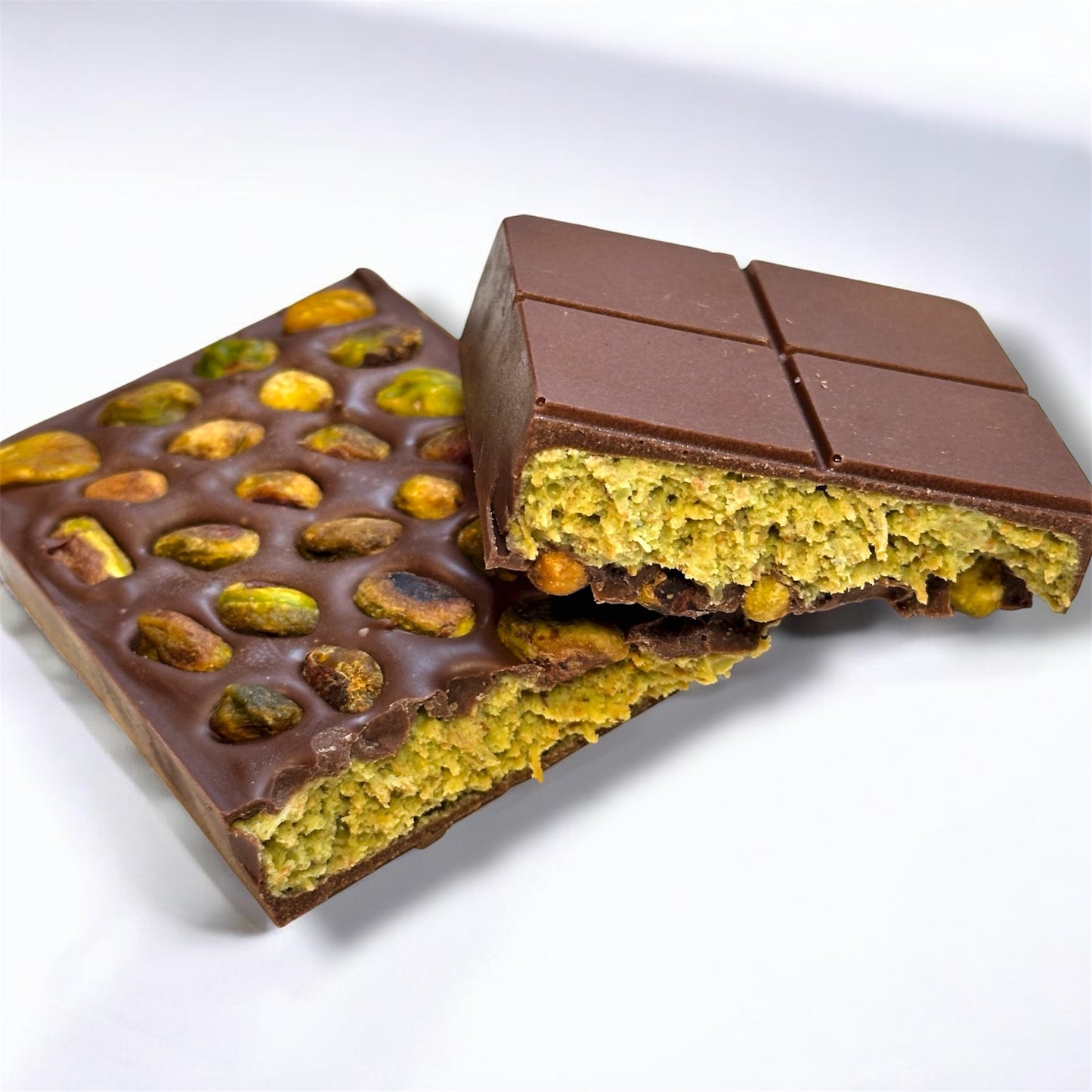 DELUXE Dubai Chocolate Bar Whole Pistachio Base