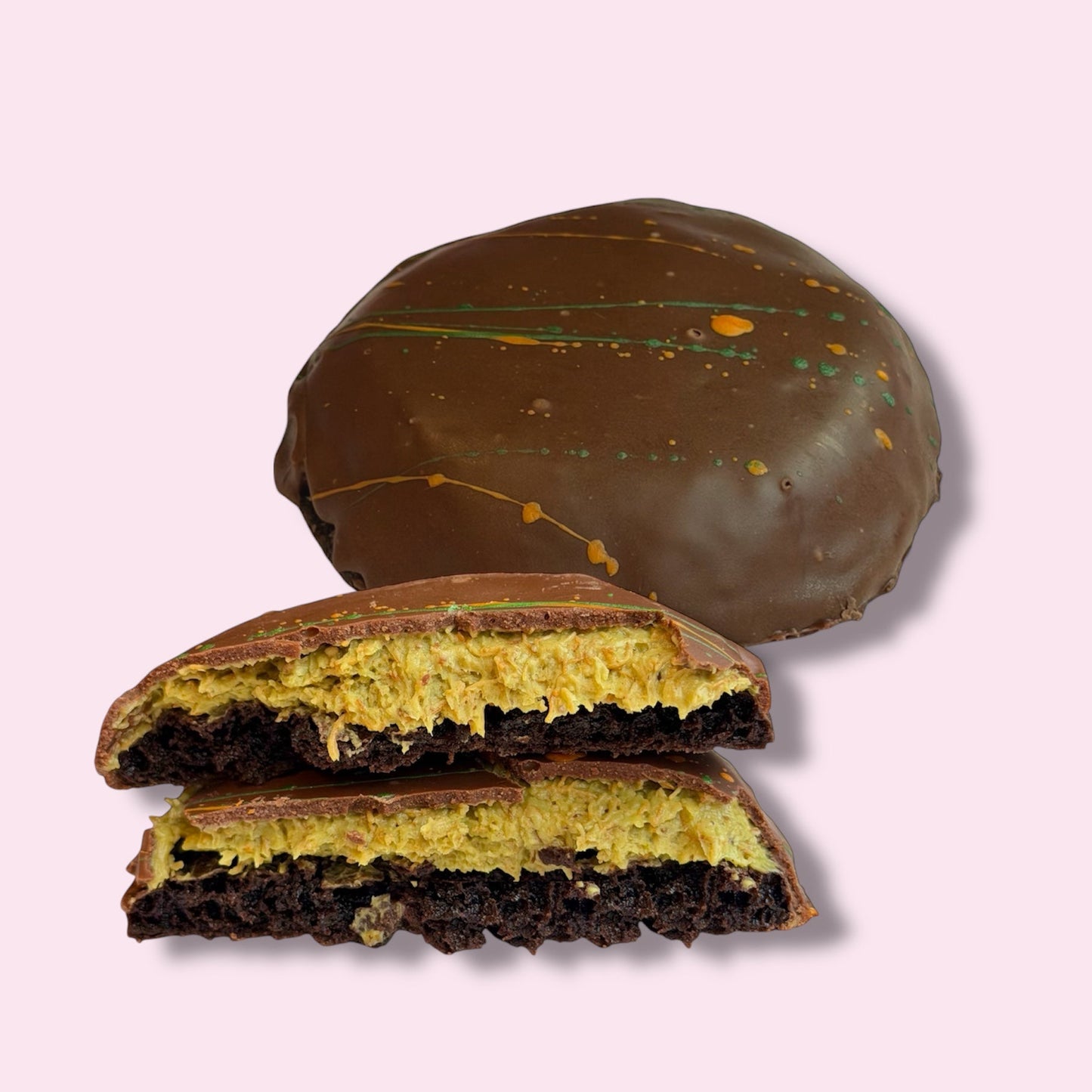 Dubai Chocolate Cookie – Pistachio Kunafa Filling