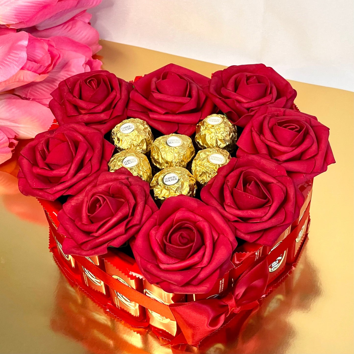 Heart Shaped Candy Box, heart shaped gift, birthday gift. Valentines gift, Anniversary gift. Gift for her. Christmas chocolate gift.