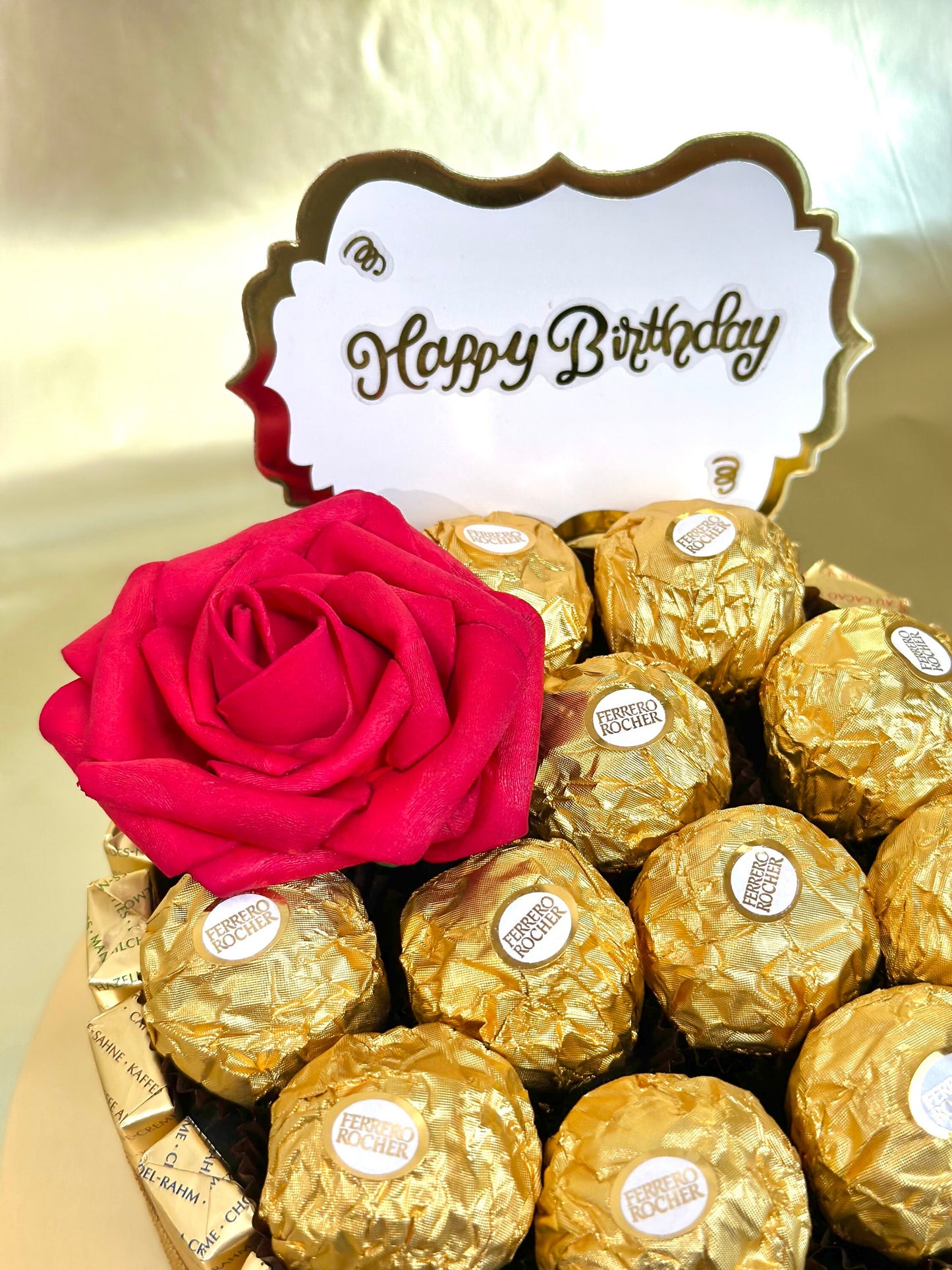 Chocolate Gift, Ferrero Rocher Hamper Gift, Thank You gift, Birthday gift, Sweet giftbox