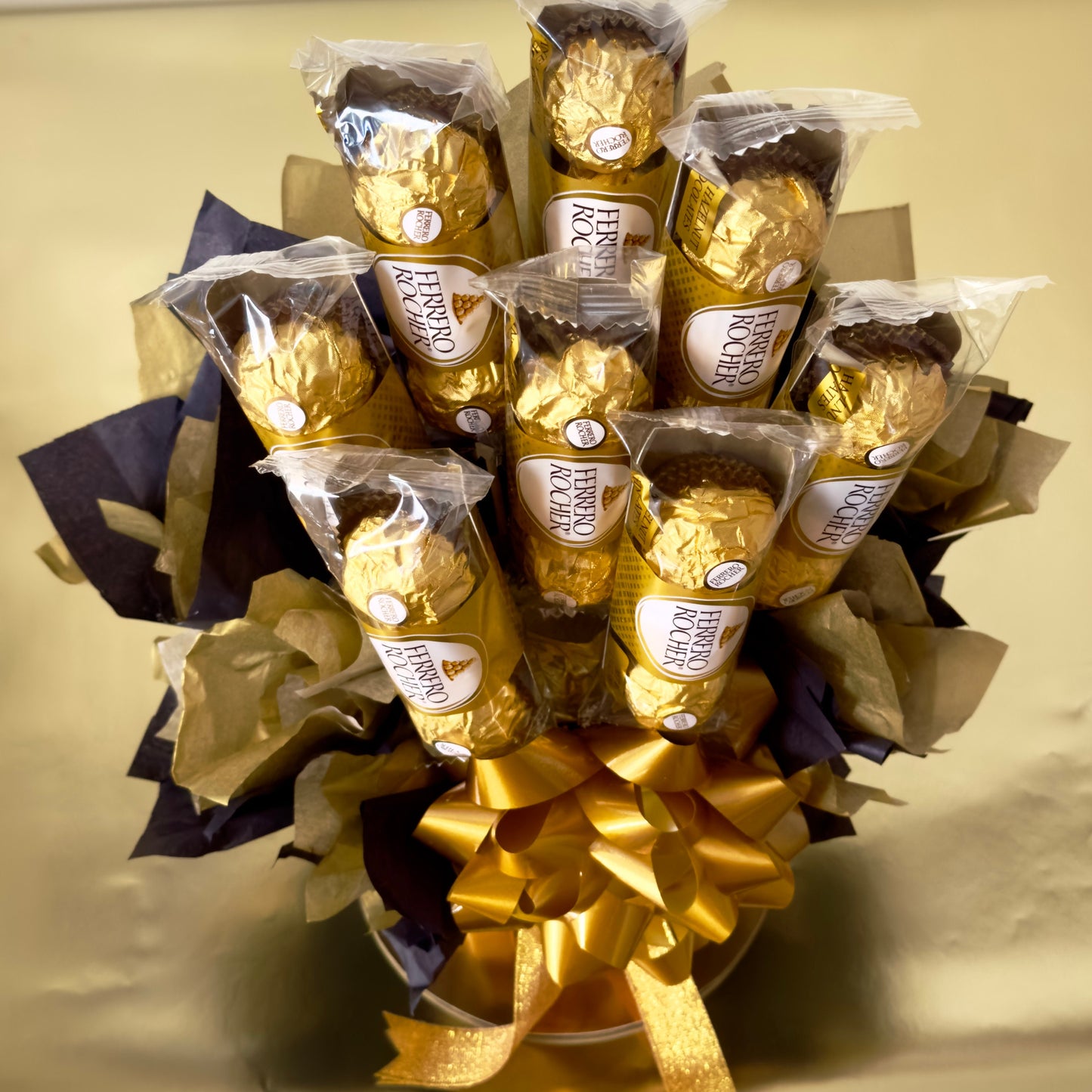 Candy Arrangement, Ferrero Rocher Bouquet. Chocolate Arrangement.