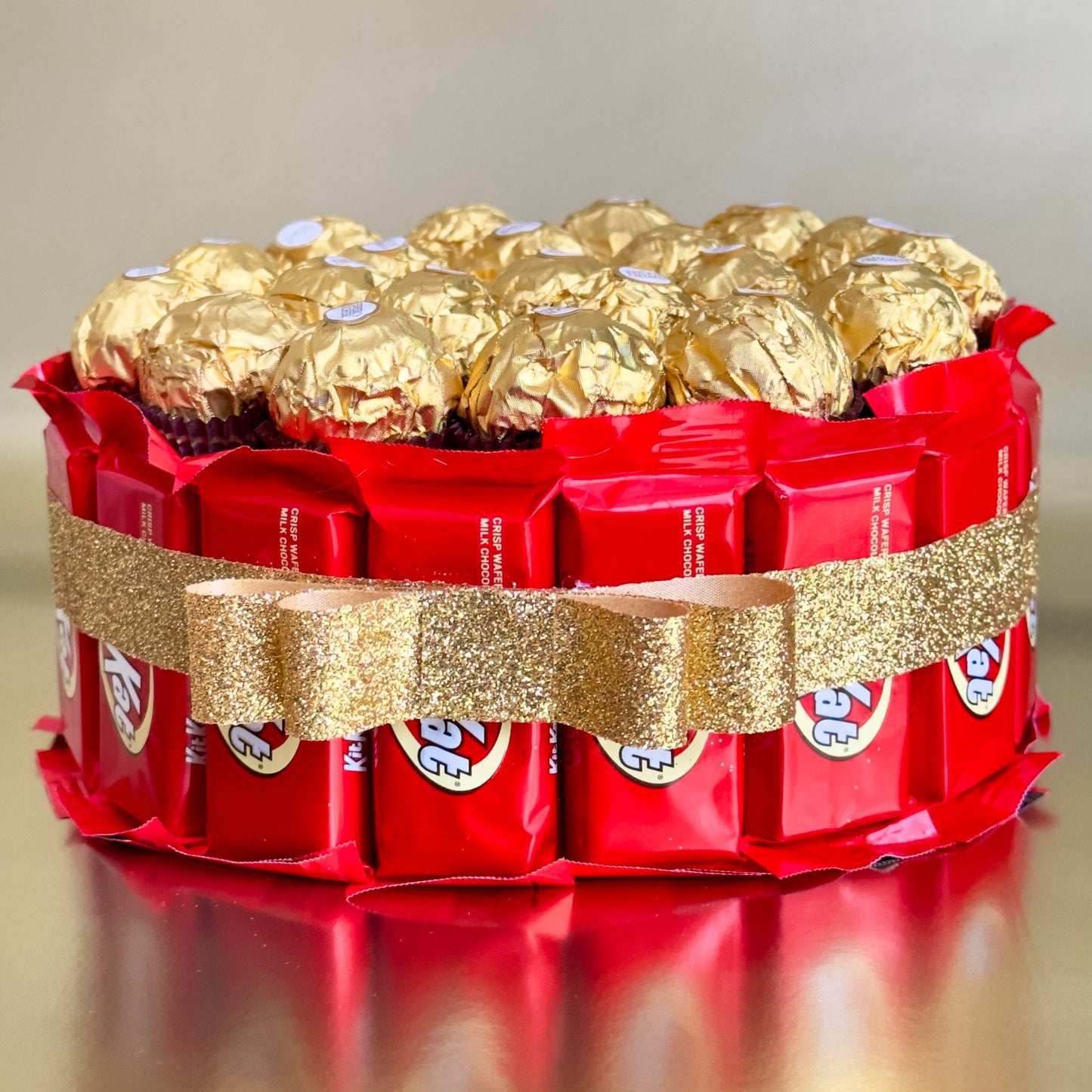 Ferrero, KitKat Giftbox cake, Birthday gift, thank you gift, anniversary gift, get well gift. Gift for loved one