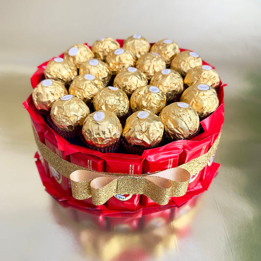 Ferrero, KitKat Giftbox cake, Birthday gift, thank you gift, anniversary gift, get well gift. Gift for loved one