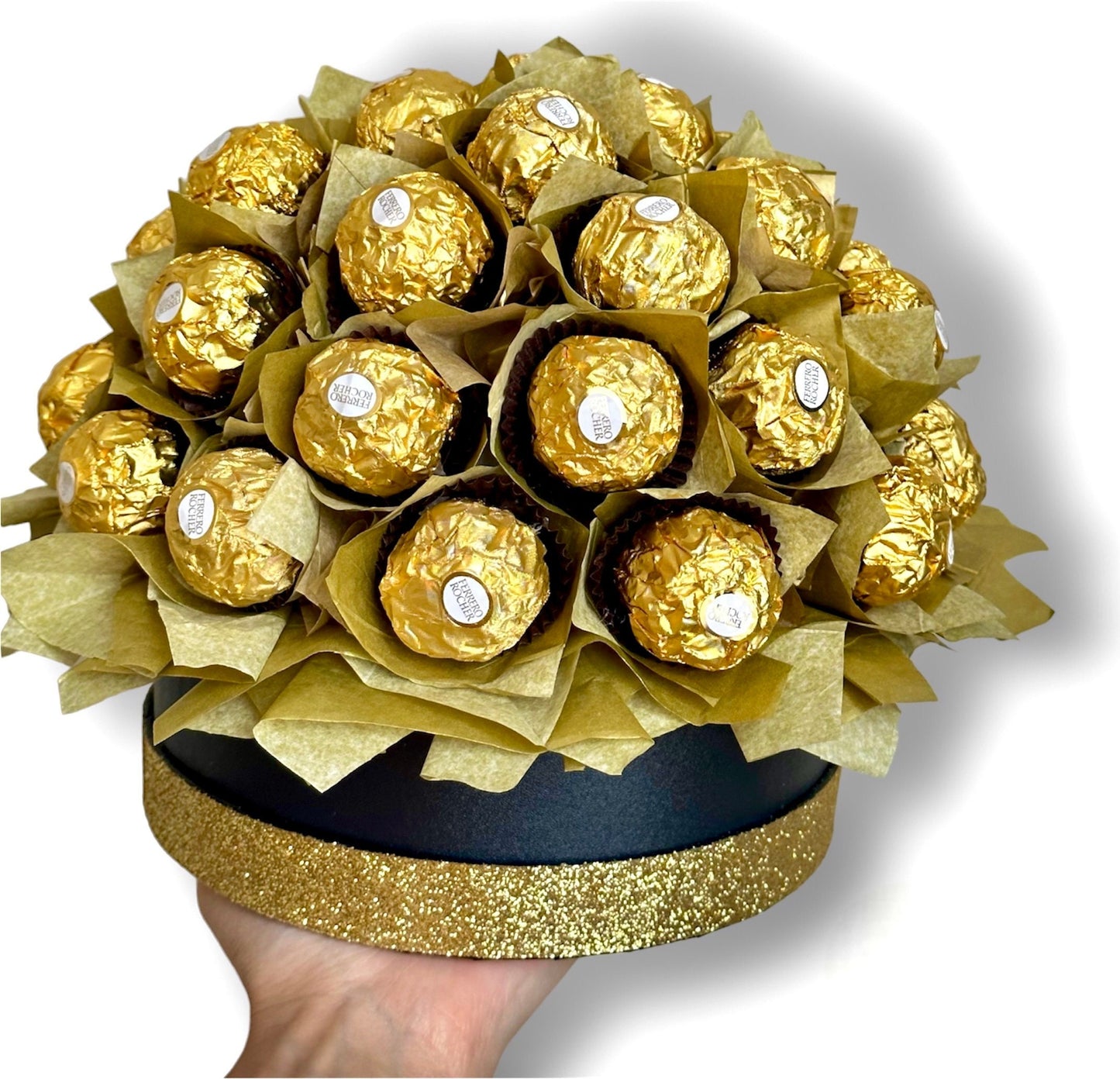 Ferrero Bouquet Box. Mother’s Day Bouquet. Graduation Chocolate Bouquet. Box Bouquet. Luxury Gift. Birthday gift. Anniversary gift