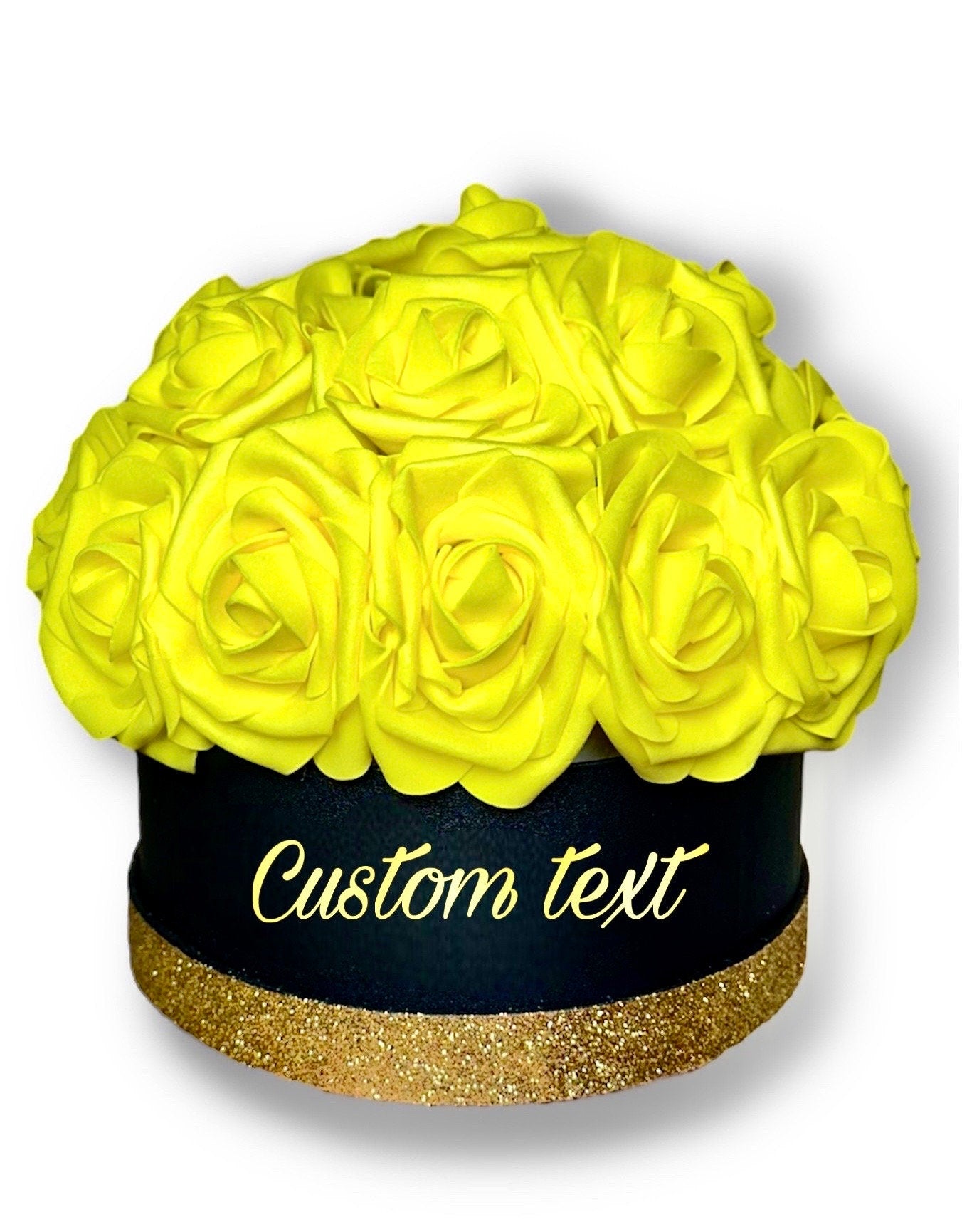 Personalized Rose Box, Anniversary gift, Centerpiece, Home Decor, Roses Box, Gift for Her,  Valentines Gift, Giftbox with rose,