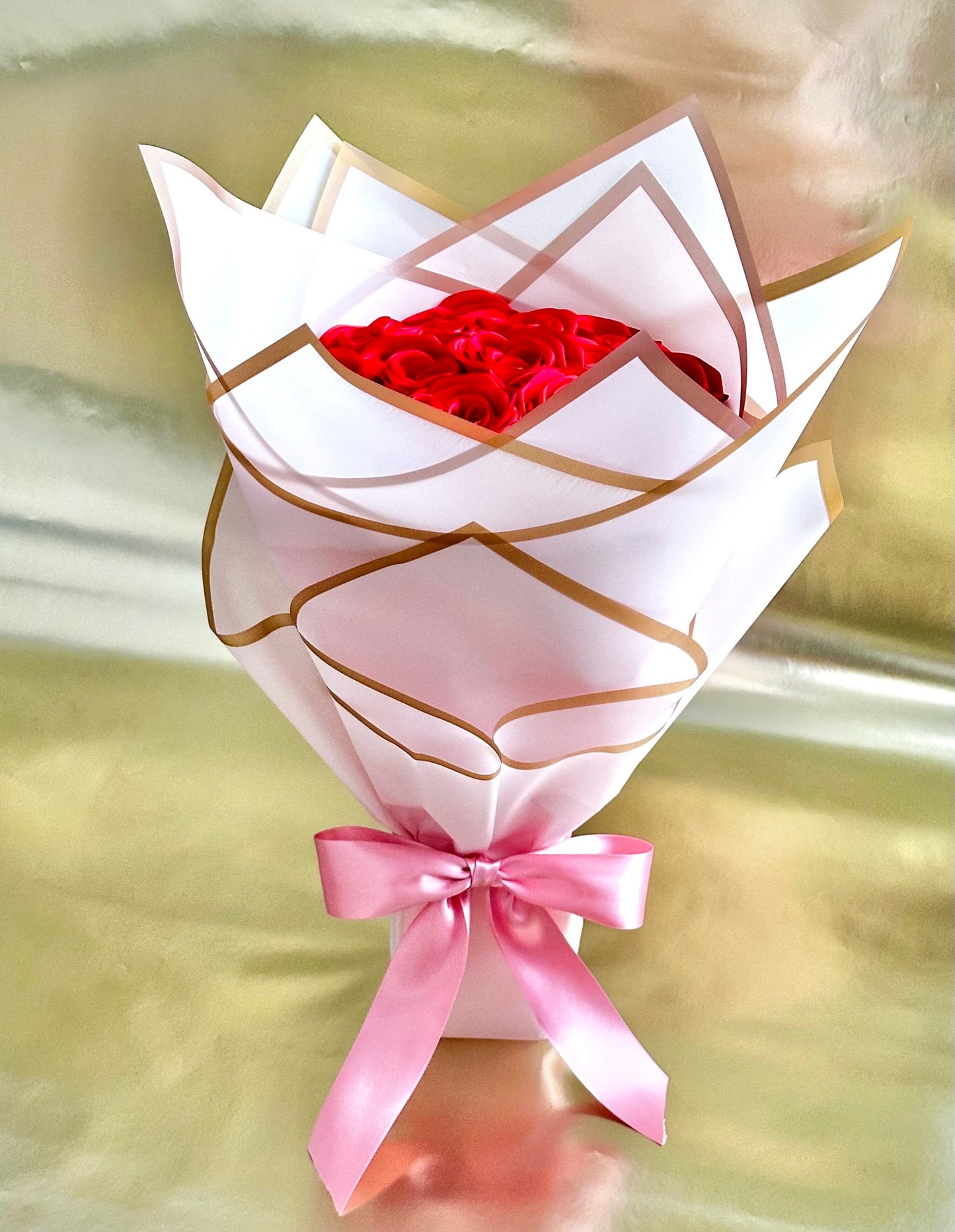 Personalized Ribbon, Roses Bouquet, Eternal Roses Bouquet. Forever Roses. Flower Bouquet. Gift for mom, Anniversary gift, Birthday gift.