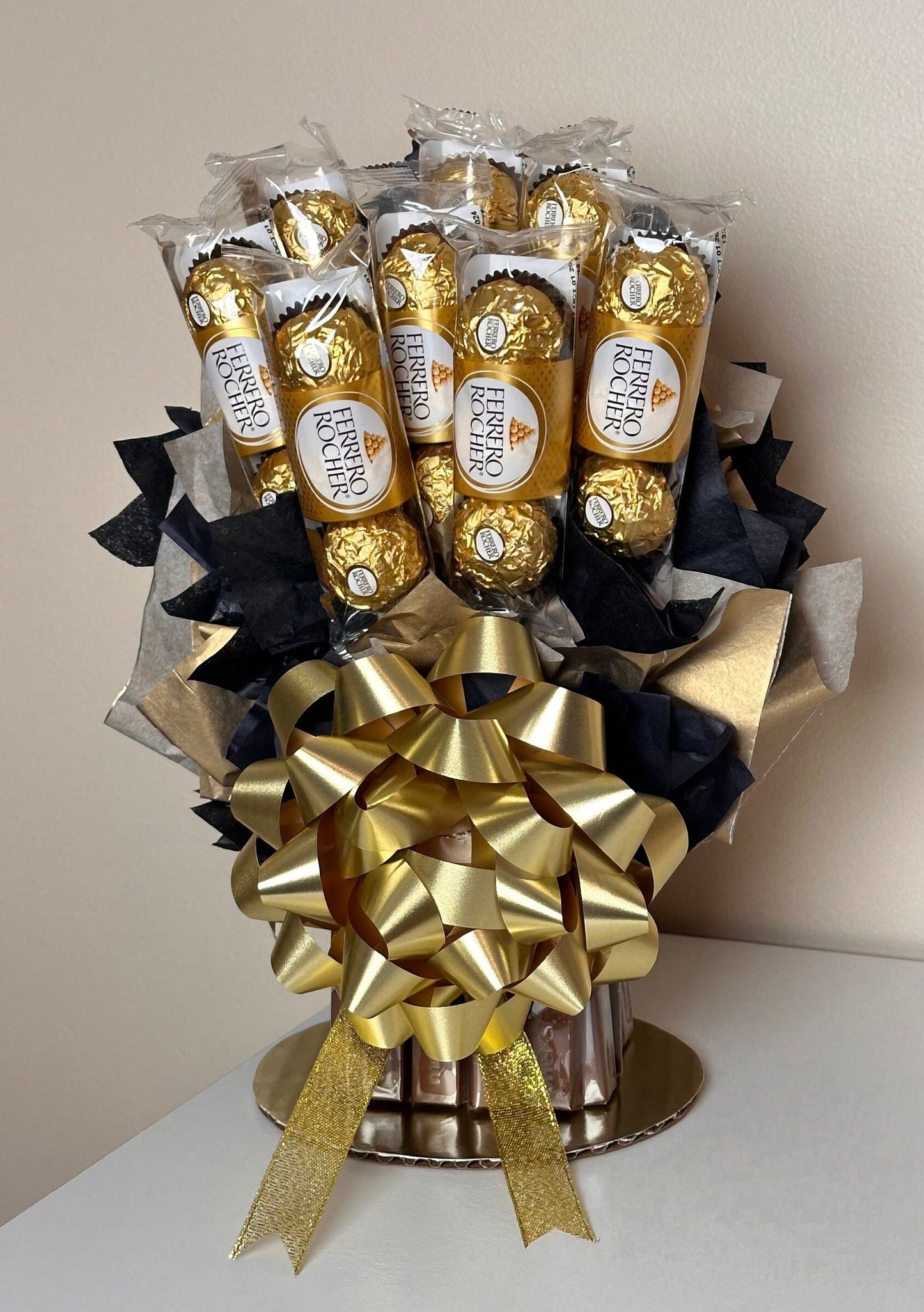 Candy Arrangement, Ferrero Rocher Bouquet. Chocolate Arrangement.
