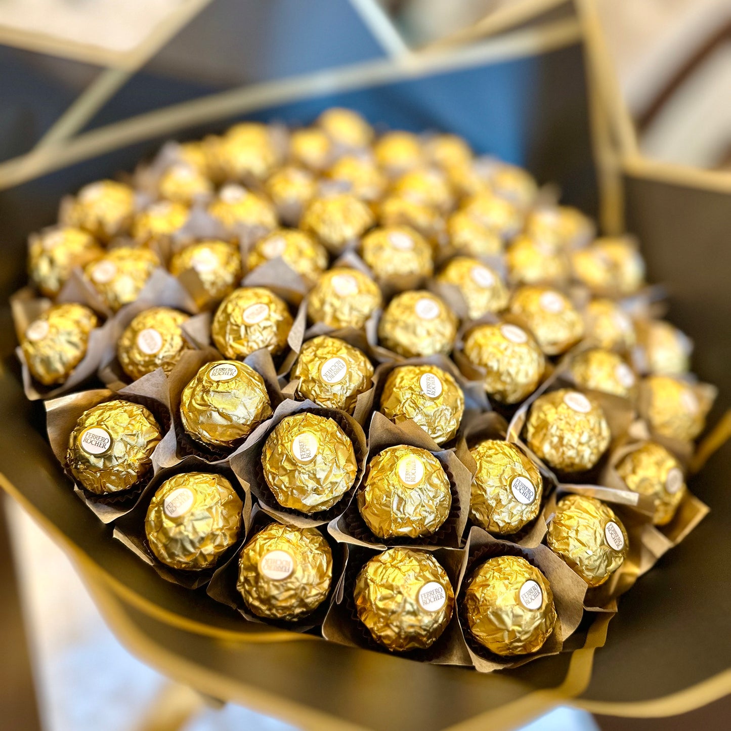 Ferrero Elegant Bouquet. Chocolate Bouquet Gift, Welcome Gift, Get Well Gift, Thank You Gift, Ferrero Rocher Bouquet, Gift for him or her