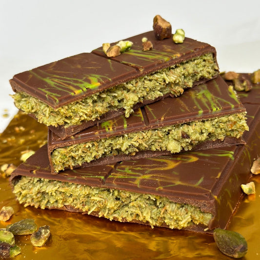 XXL Dubai Chocolate Bar | Pistachio Kunafa Chocolate Bar