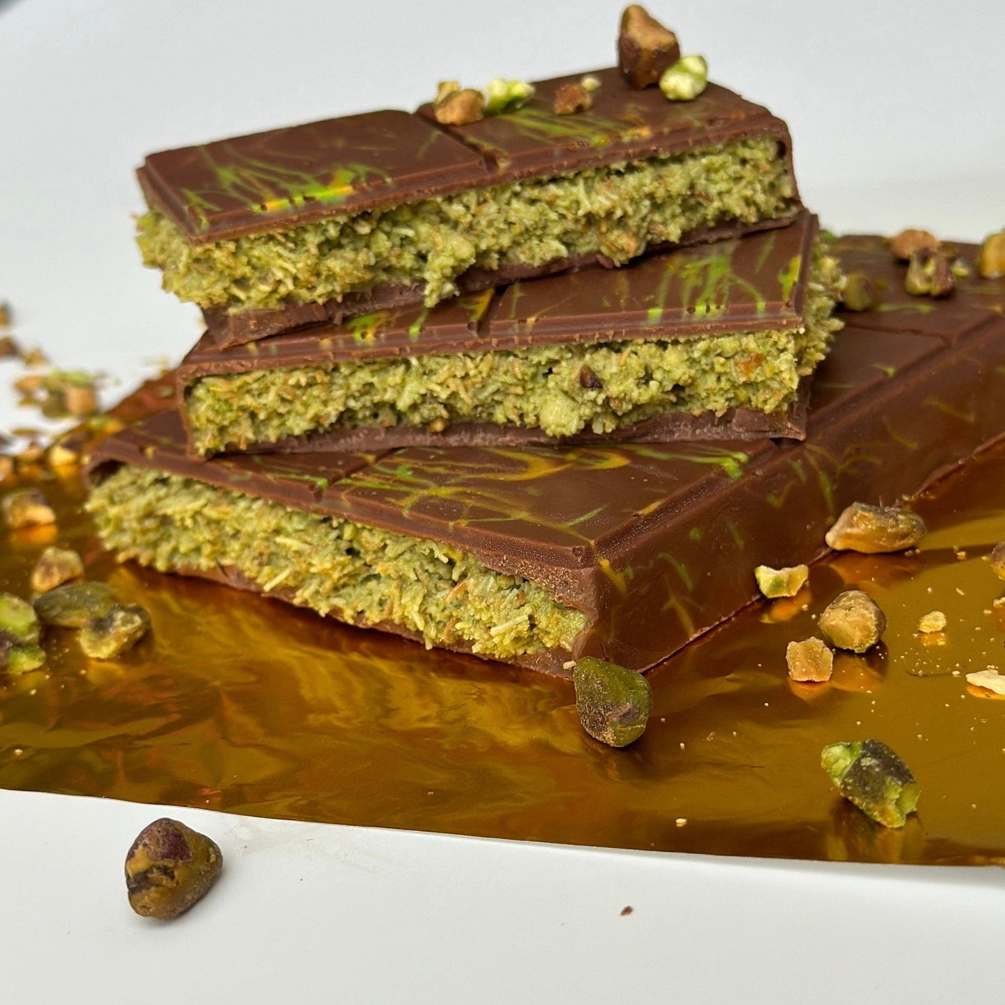 XXL Dubai Chocolate Bar | Pistachio Kunafa Chocolate Bar