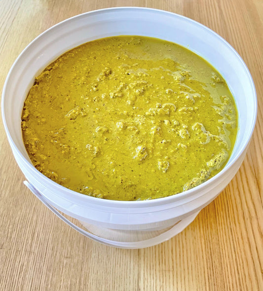 9 lb Bare Pistachio Butter - 100% California Pistachio in 1 gallons bucket.