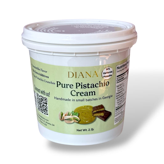 2 lb PISTACHIO CREAM, 50% pistachio, Dubai chocolate pistachio cream